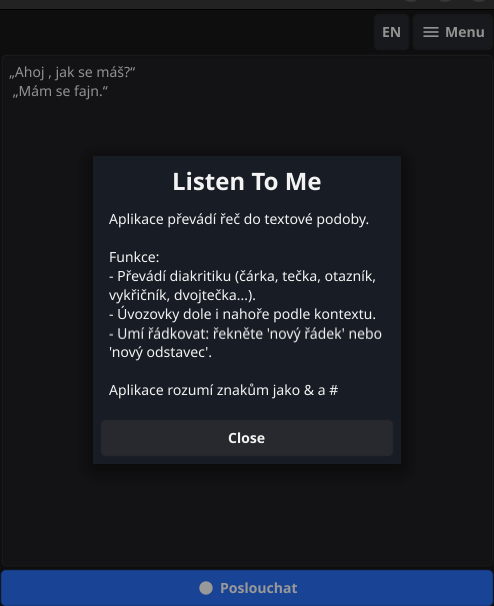 ListenToMe Screenshot